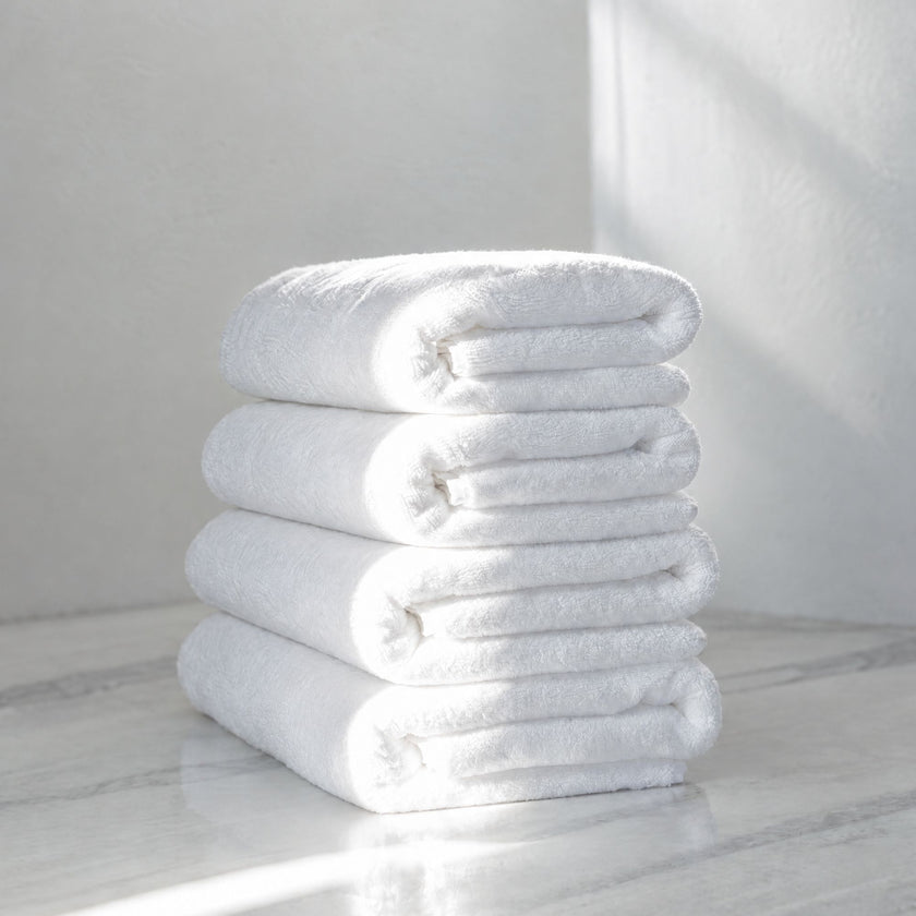 Towel set Essential (4 pcs) | White