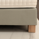 Box Spring Base 20 cm high - Sahara fabric 200x200cm | Outlet