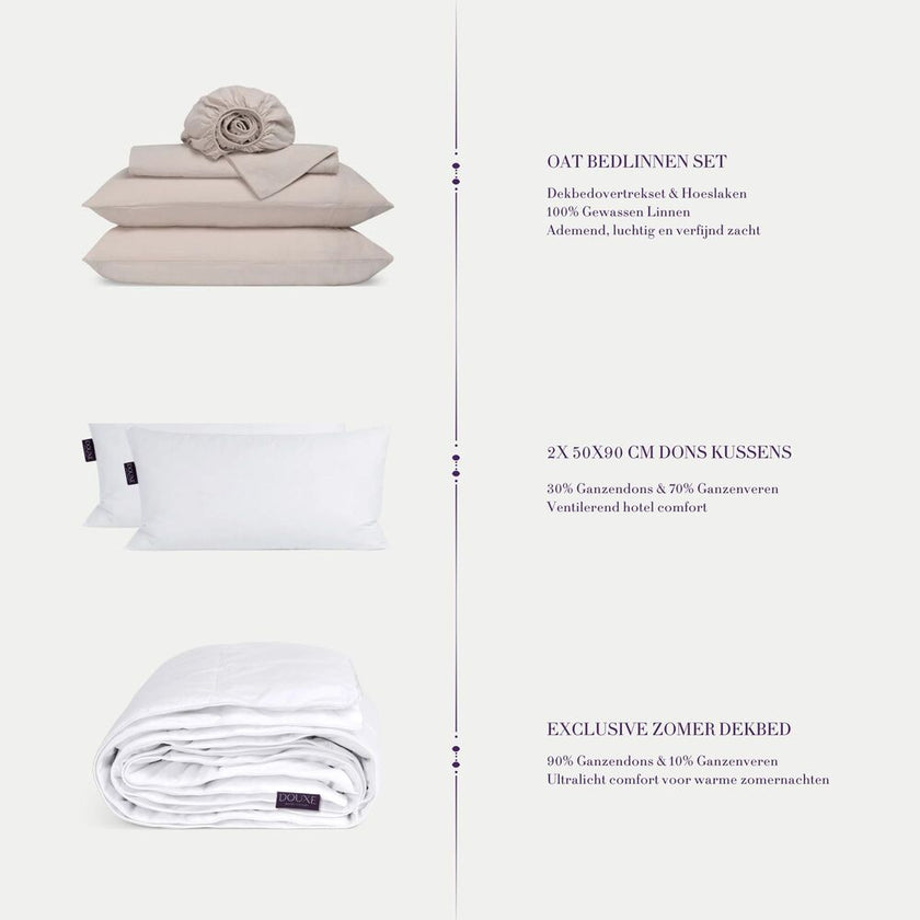 Summer Suite Linen Bedding Set