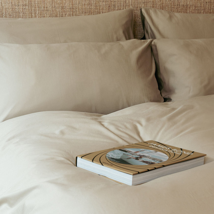 Duvet Cover Set Egyptian Cotton Sateen 400TC | Champagne