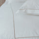 Duvet Cover Set & Fitted Sheet Percale Carmel White