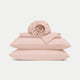 Duvet Cover Set & Fitted Sheet Percale Blush Pink