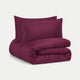 DOUXE Dekbedovertrekset Egyptisch Katoen Satijn 400TC | Burgundy | Limited Edition