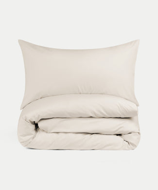 Duvet Cover Set Egyptian Cotton Percale 400TC | Chalk White Duvet Cover Set Egyptian Cotton Percale 400TC | Chalk White