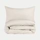 Duvet Cover Set Egyptian Cotton Percale 400TC | Chalk White