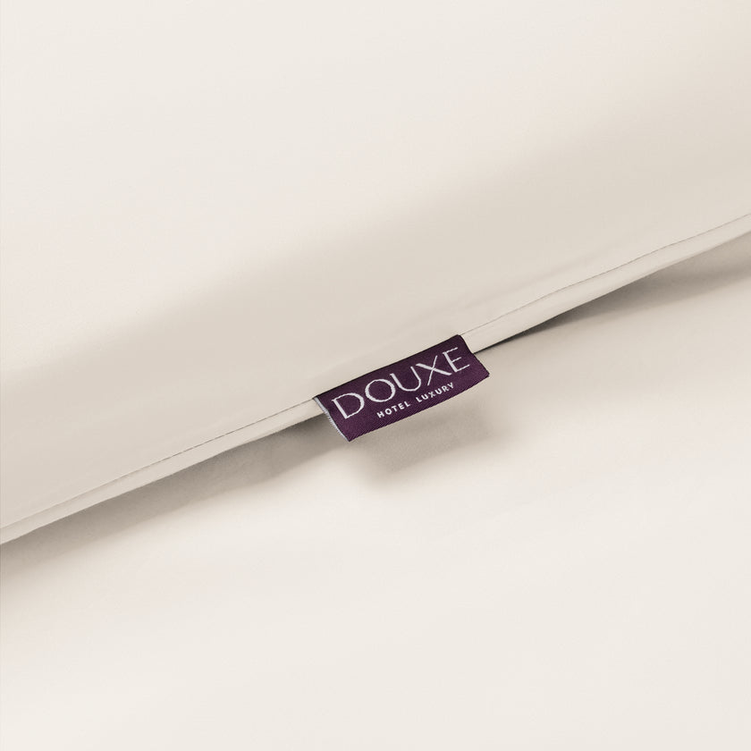 Duvet Cover Set Egyptian Cotton Percale 400TC | Chalk White