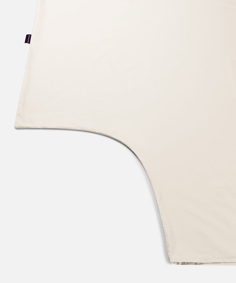 Duvet Cover Set Egyptian Cotton Percale 400TC | Chalk White