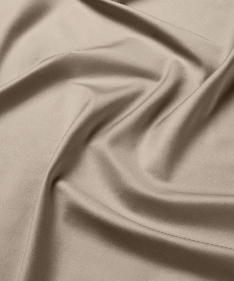 Duvet Cover Set & Fitted Sheet Egyptian Cotton Sateen | Champagne