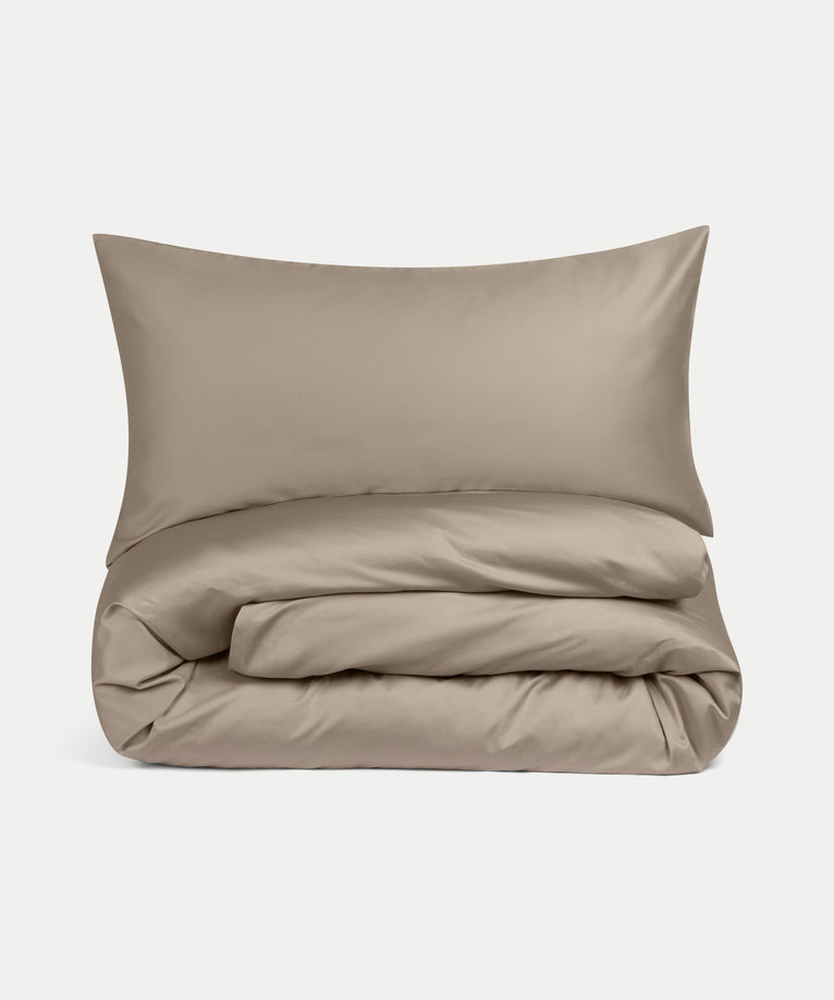 Duvet Cover Set Egyptian Cotton Sateen 400TC | Champagne