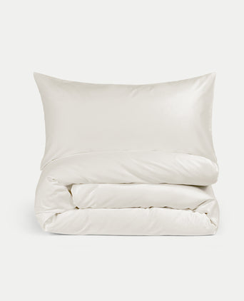 Duvet Cover Set Egyptian Cotton Sateen 400TC | Cream Duvet Cover Set Egyptian Cotton Sateen 400TC | Cream