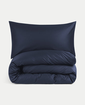 Duvet Cover Set Egyptian Cotton Sateen 400TC | Harbour Blue DOUXE Harbour Blue Dekbedovertrekset