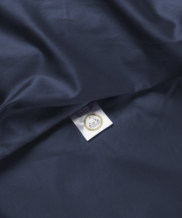 Duvet Cover Set Egyptian Cotton Sateen 400TC | Harbour Blue