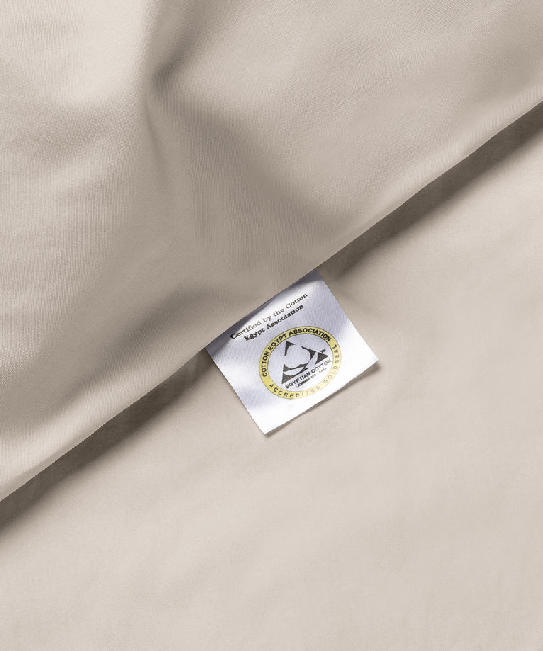 Duvet Cover Set & Fitted Sheet Percale Latte