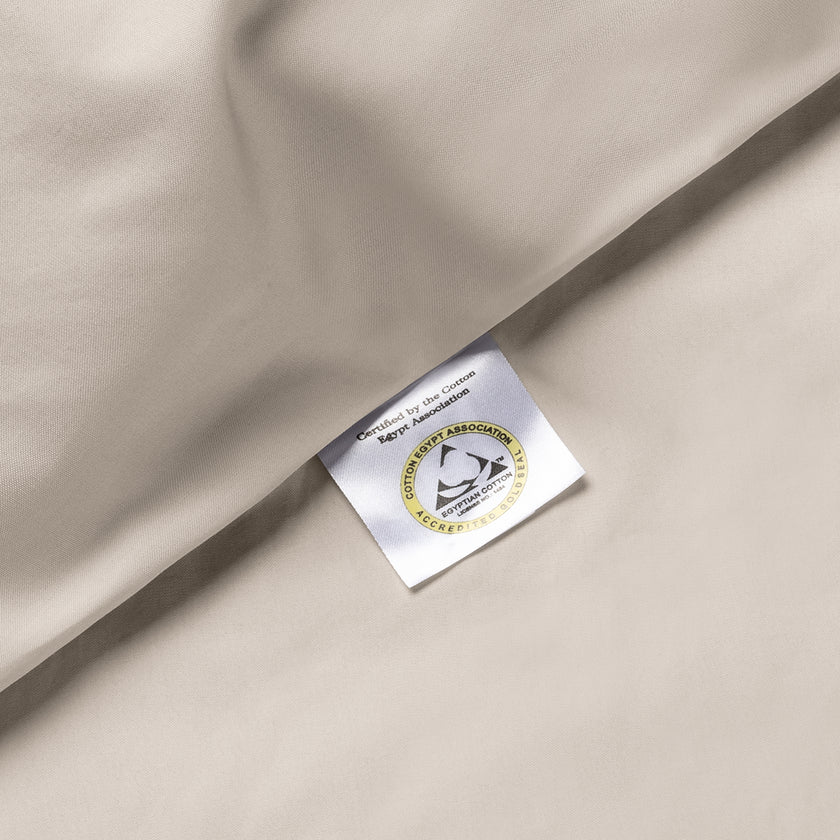 Duvet Cover Set & Fitted Sheet Percale Latte