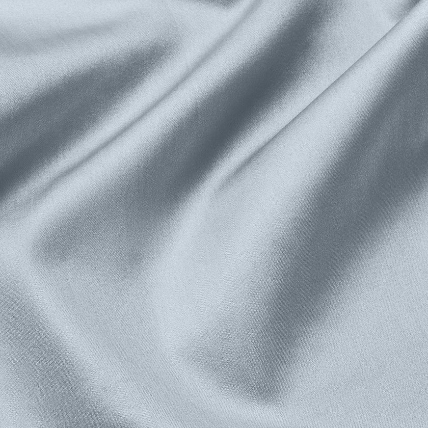 Dekbedovertrekset Egyptisch katoen Satijn 400TC | Misty Blue | Outlet