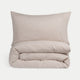 Duvet Cover Set 100% Washed Linen | Oat