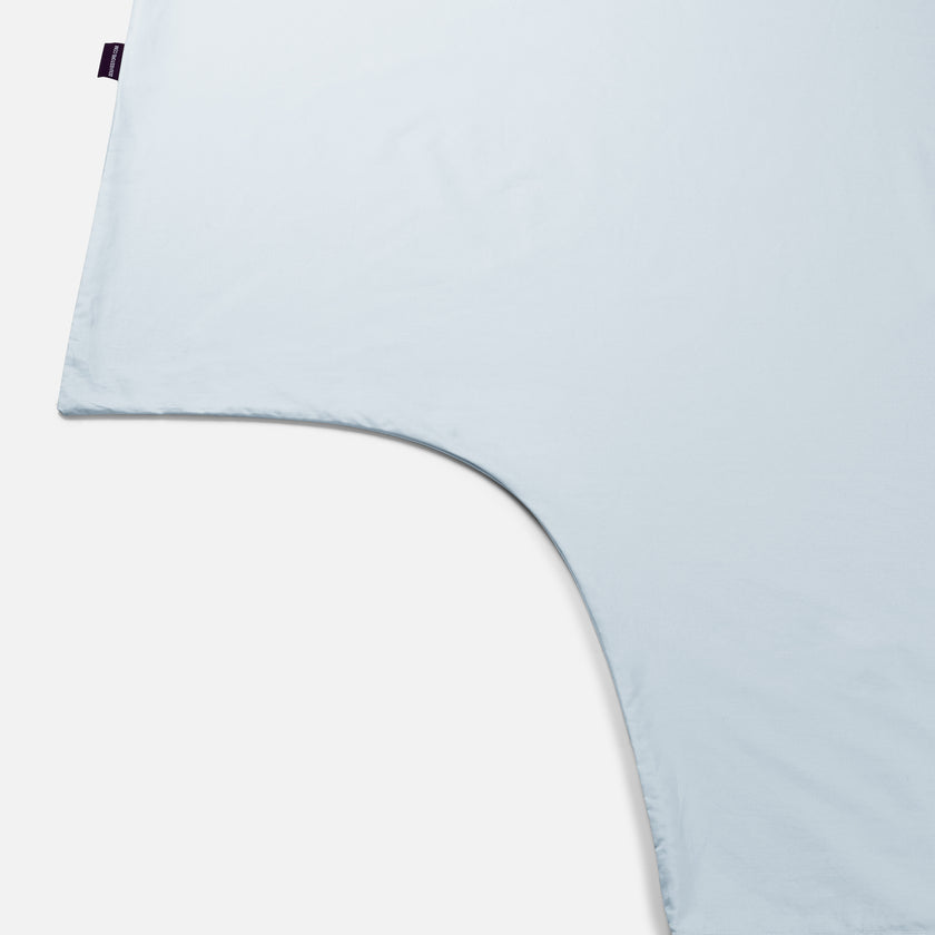 Duvet Cover Set & Fitted Sheet Percale Pastel Blue