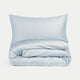 Duvet Cover Set Egyptian Cotton Sateen 400TC | Pastel Blue
