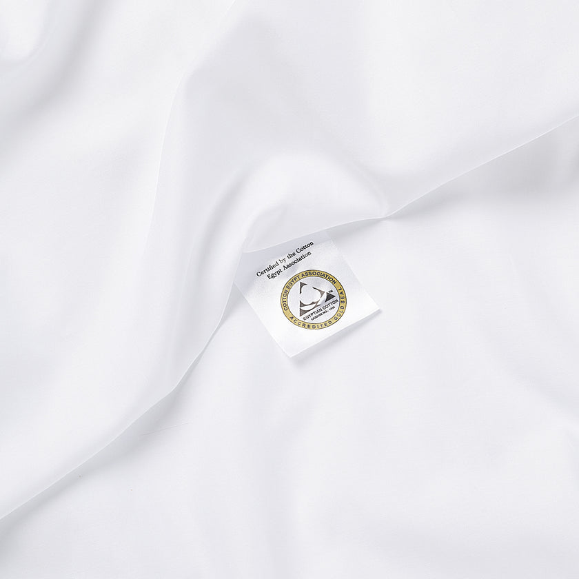 Pulitzer Duvet Cover Set Egyptian Cotton Sateen 400TC | White