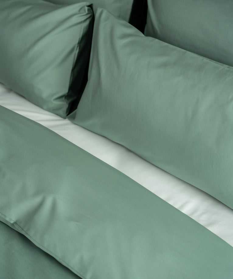 Duvet Cover Set Egyptian Cotton Sateen 400TC | Sage Green
