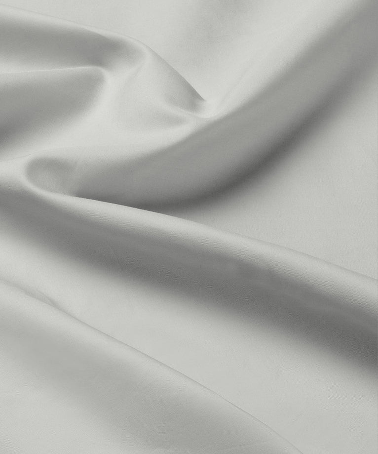 Duvet Cover Set & Fitted Sheet Percale Silver Grey