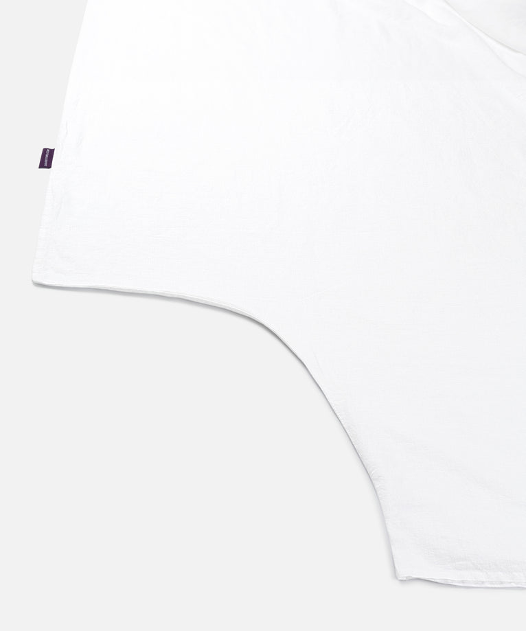 Duvet Cover Set & Fitted Sheet Washed Linen White