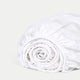 Fitted Sheet 100% Washed Linen | White