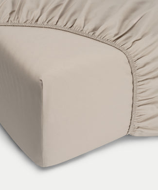 Fitted Sheet Egyptian Cotton Percale 400TC | Latte Fitted Sheet Egyptian Cotton Percale 400TC | Latte