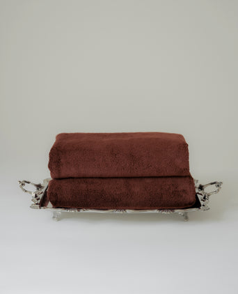 Towel Set Zero Twist Cotton 70x140 cm (2 pcs) | Chestnut Towel Set Zero Twist Cotton 70x140 cm (2 pcs) | Chestnut