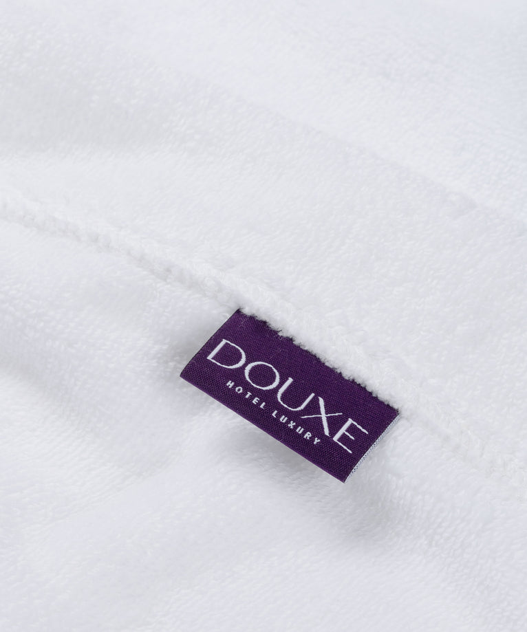 Bathrobe Kids zero-twist cotton with embroidery | White