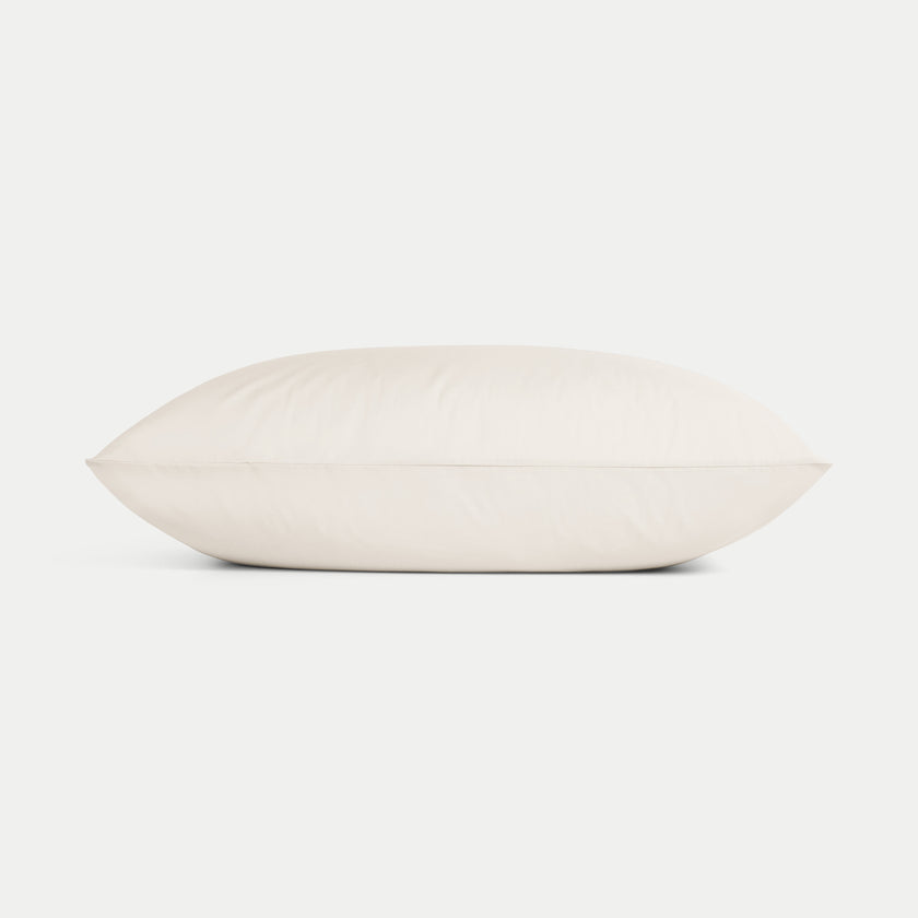 Pillowcase Egyptian Cotton Percale 400TC | Chalk White