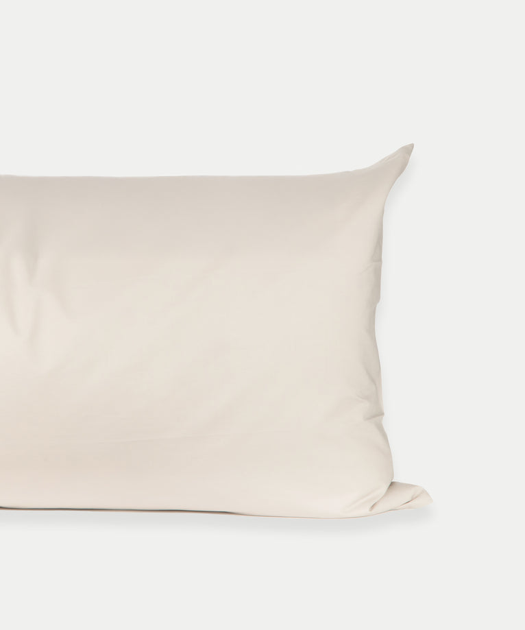 Pillowcase Egyptian Cotton Percale 400TC | Chalk White
