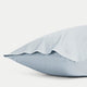 Set of 2 Pillowcases Egyptian Cotton 400TC Sateen | Pastel Blue