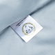 Set of 2 Pillowcases Egyptian Cotton 400TC Sateen | Pastel Blue