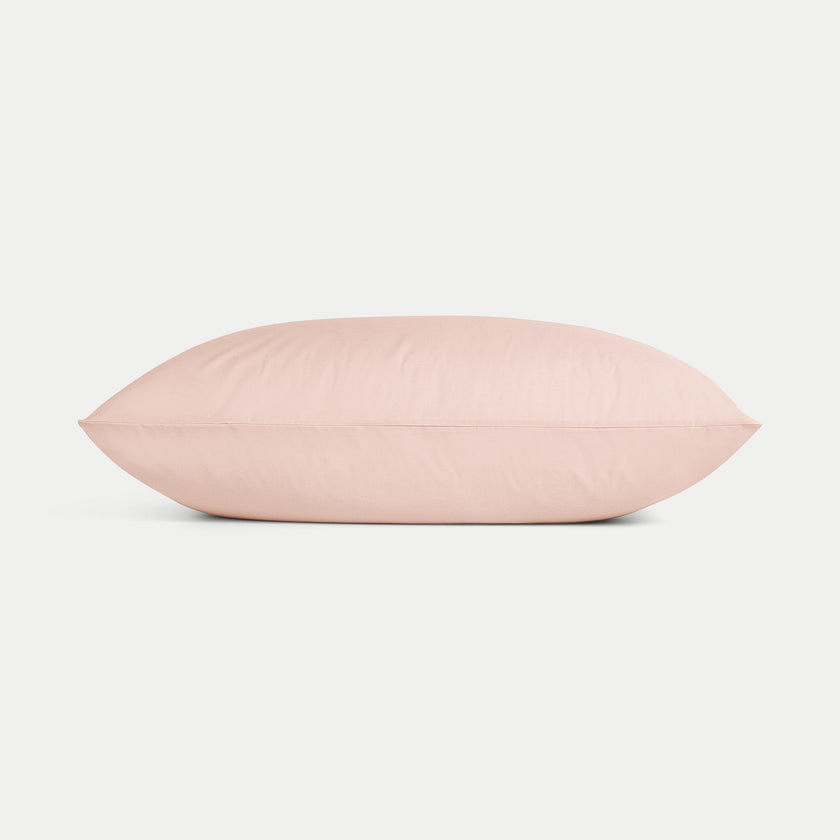 Set of 2 Pillowcases Egyptian Cotton Percale 400TC | Blush Pink