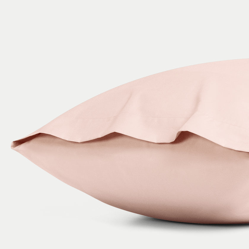 Duvet Cover Set & Fitted Sheet Percale Blush Pink
