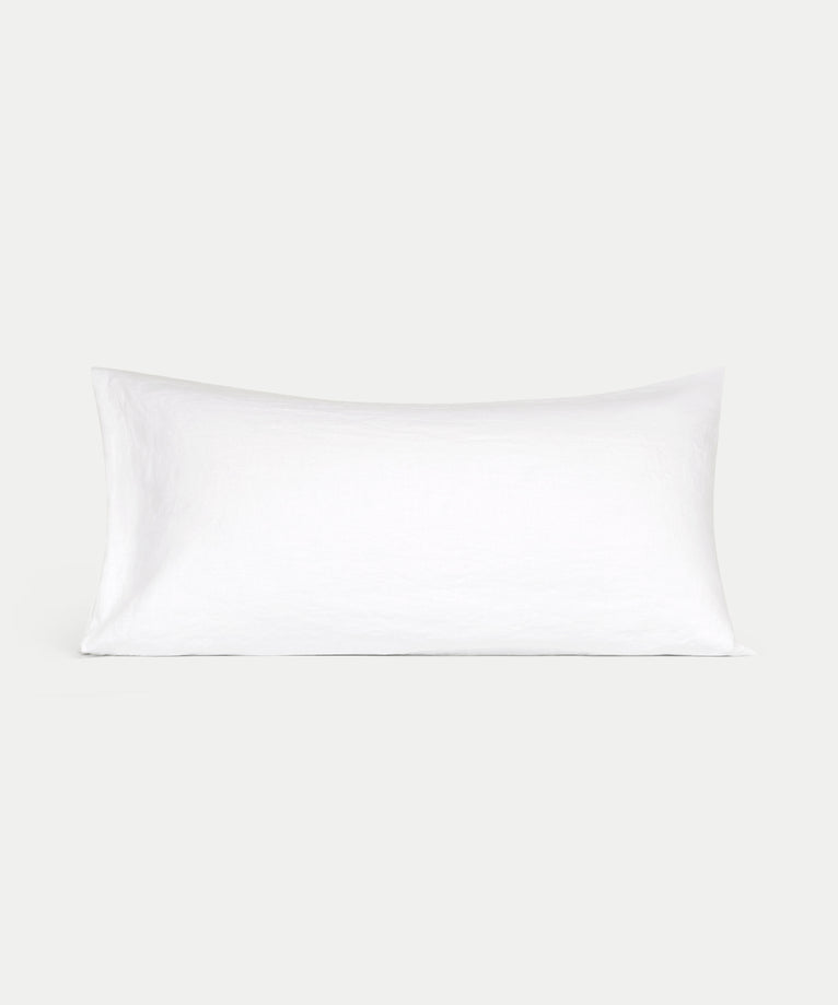 Pillowcase 100% Washed Linen | White
