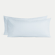 Set of 2 Pillowcases Egyptian Cotton 400TC Percale | Pastel Blue