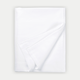 Egyptian Cotton Flat Sheet Percale 400TC | White