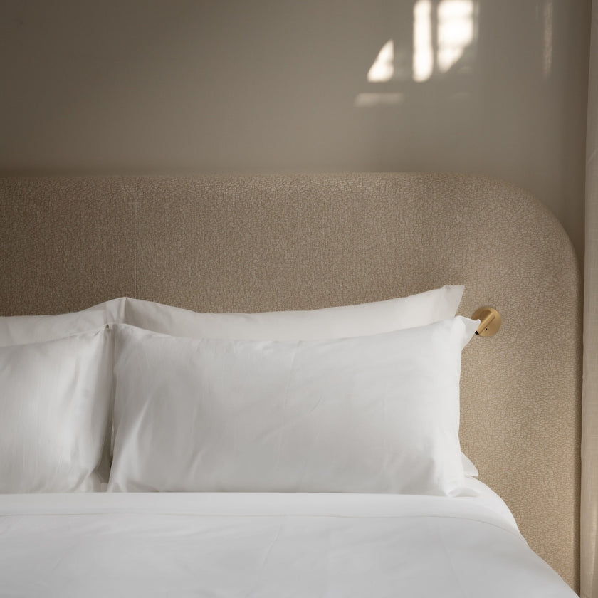 Duvet Cover Set Egyptian Cotton Percale 400TC | White