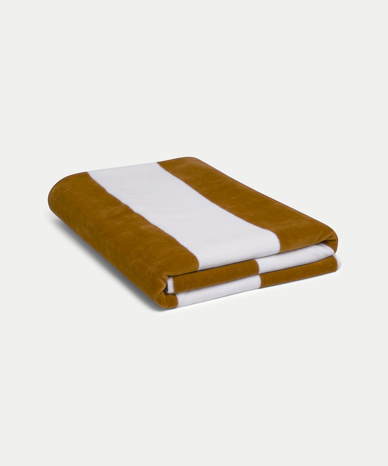 Hotel Beach Towel Mustard 100x180 cm