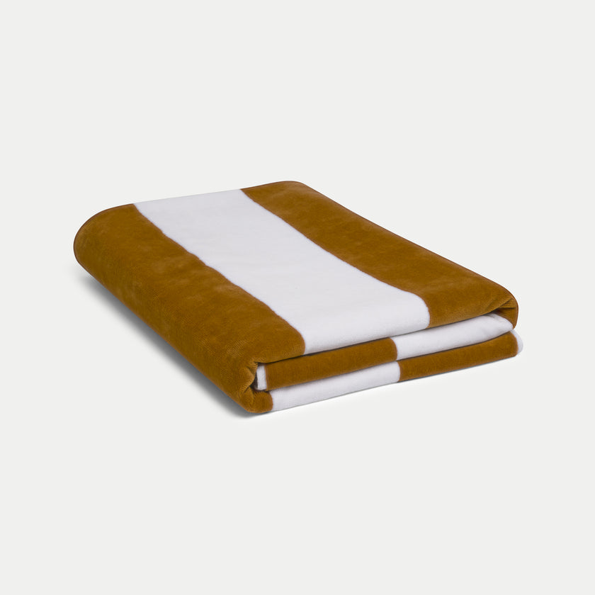Hotel Beach Towel Mustard 100x180 cm