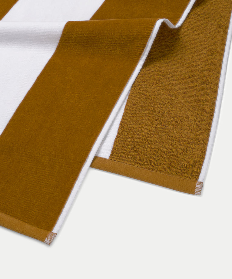 Hotel Beach Towel Mustard 100x180 cm