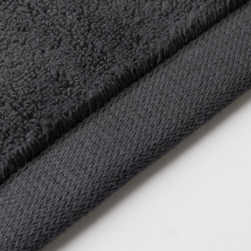 Guest towel zero-twist cotton 40x60 cm (2 pcs) | Anthracite