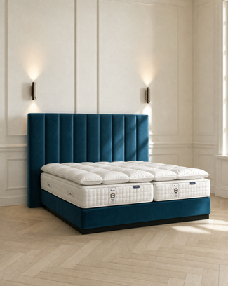 Otello Hotelbed met Prestige Matrassen & Prestige Featherbed | 200x200 cm | Outlet Otello Hotelbed met Prestige Matrassen & Prestige Featherbed | 200x200 cm | Outlet