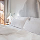 Duvet Cover Set & Fitted Sheet Washed Linen White