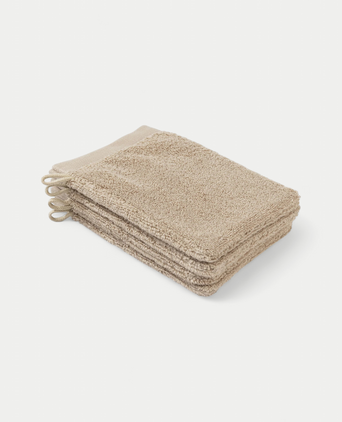 Washcloth Latte 16x21 cm | Set of 4 Washcloth Latte 16x21 cm | Set of 4