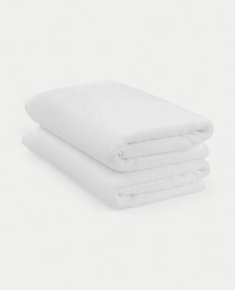 2x Towel zero-twist cotton 70x140 cm | White 2x Towel zero-twist cotton 70x140 cm | White