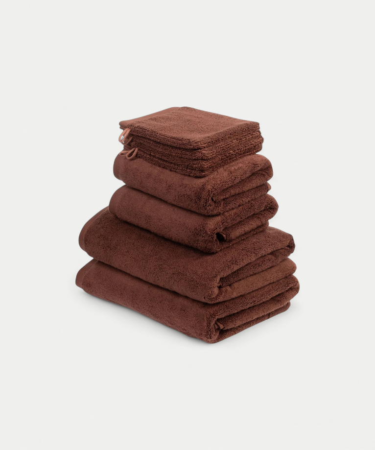Towel Set Deluxe (8 pcs) | Chestnut