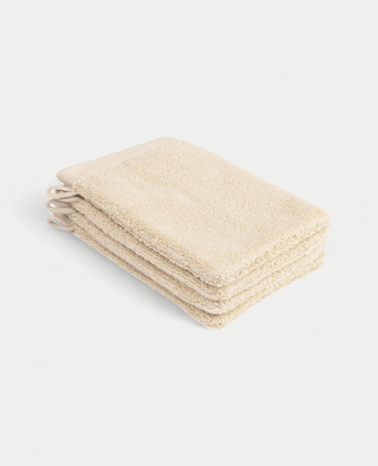 Washcloth Cream 16x21 cm | Set of 4 Washcloth Cream 16x21 cm | Set of 4